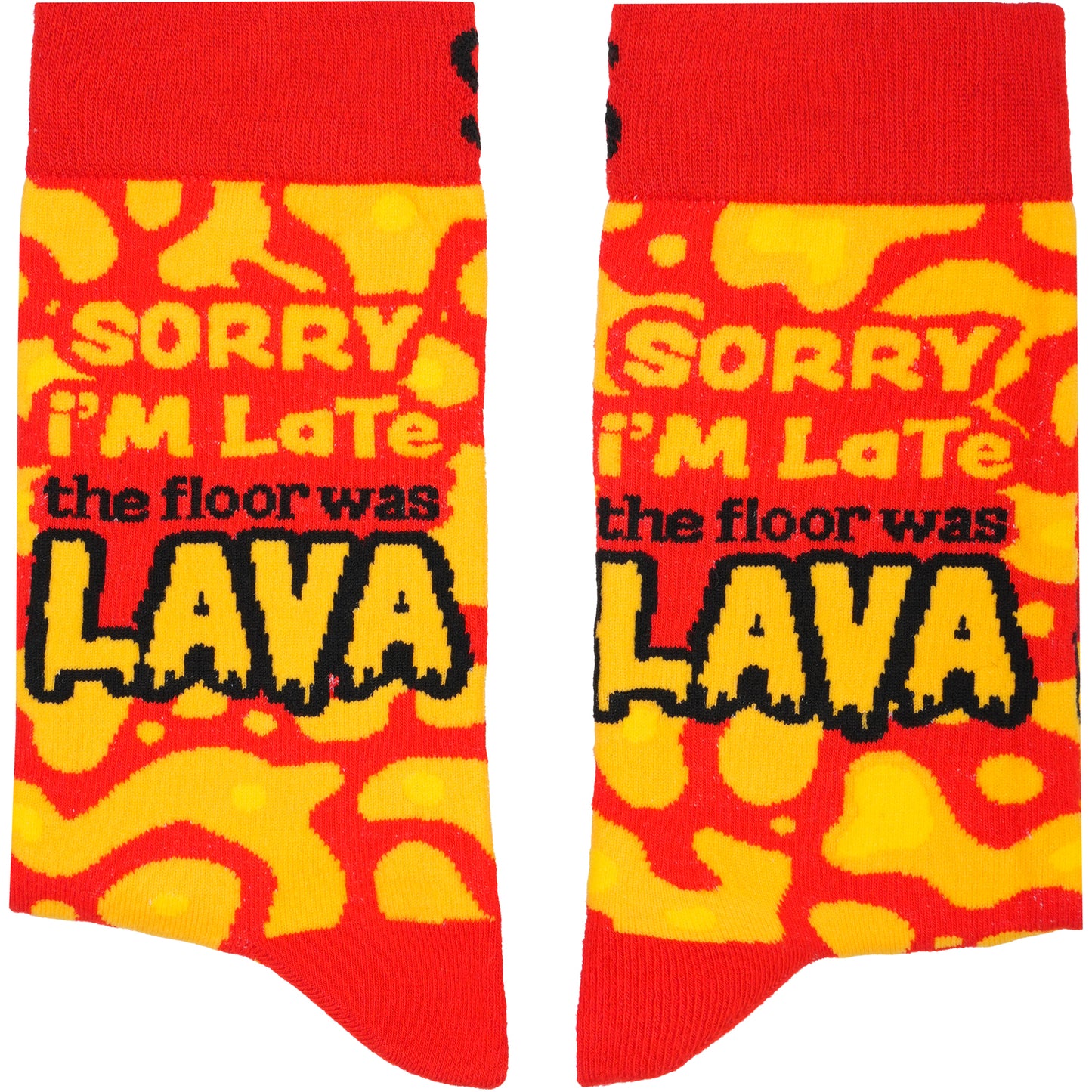 Lava Floor Natural Bamboo Knit Socks