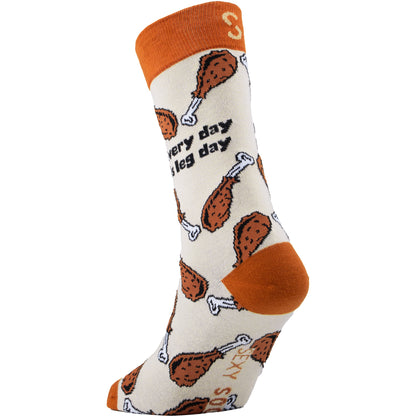 Leg Day Bamboo Knit Socks