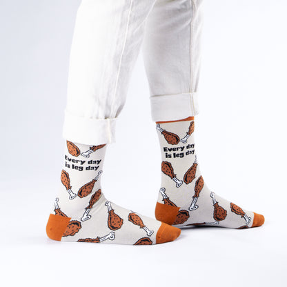 Leg Day Bamboo Knit Socks