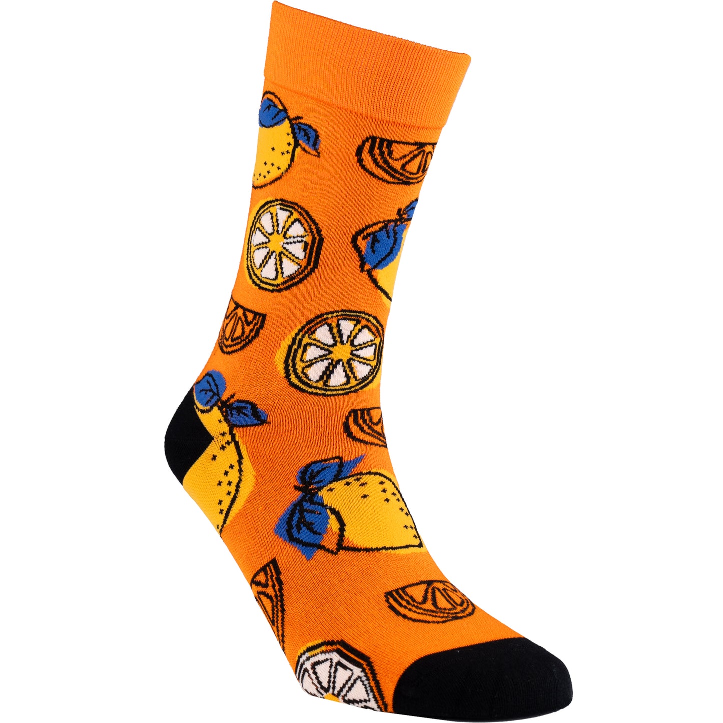 Lemons Natural Bamboo Knit Socks