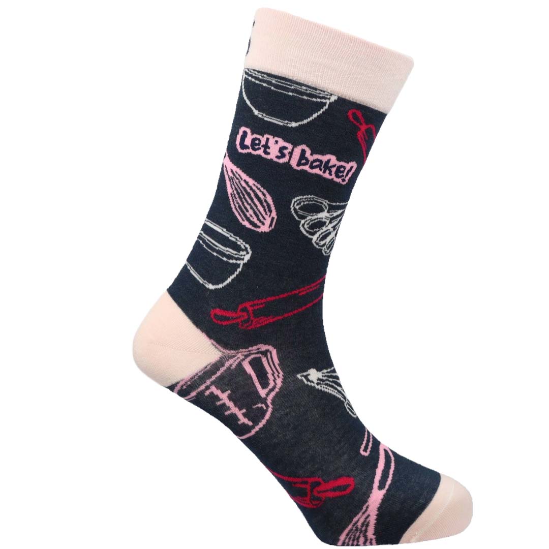 Let's Bake Natural Bamboo Knit Socks