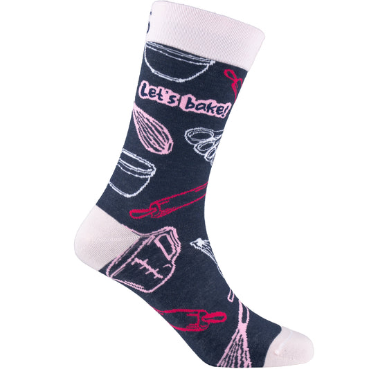 Let's Bake Natural Bamboo Knit Socks