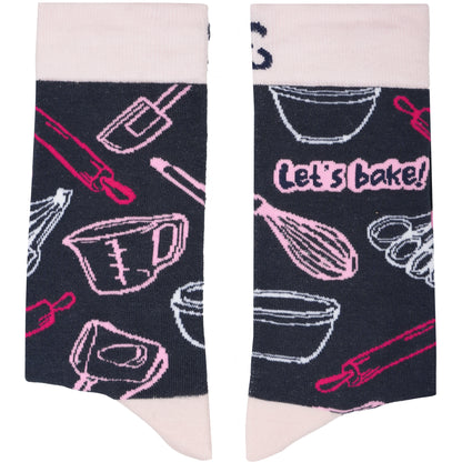Let's Bake Natural Bamboo Knit Socks