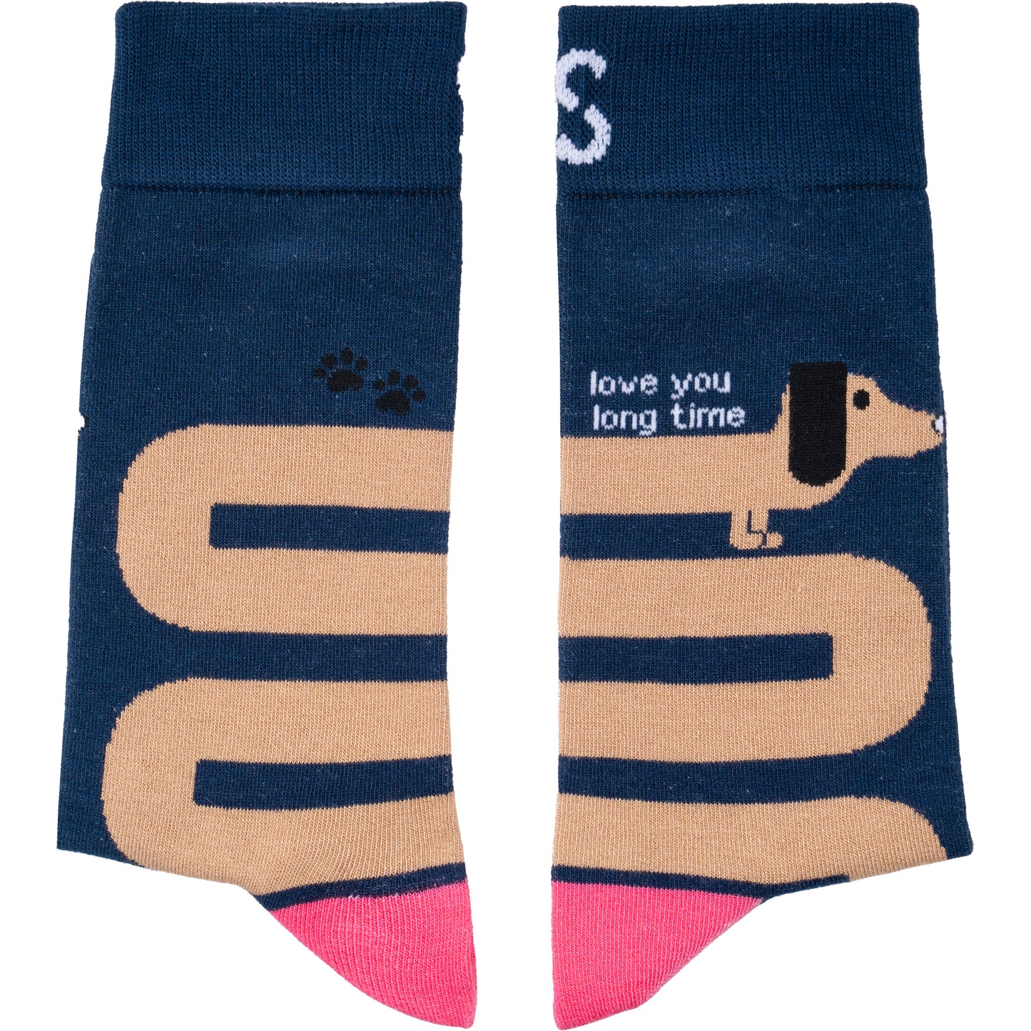 Long Dog Natural Bamboo Knit Socks