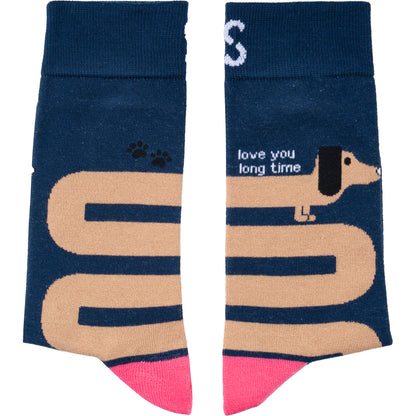 Long Dog Natural Bamboo Knit Socks