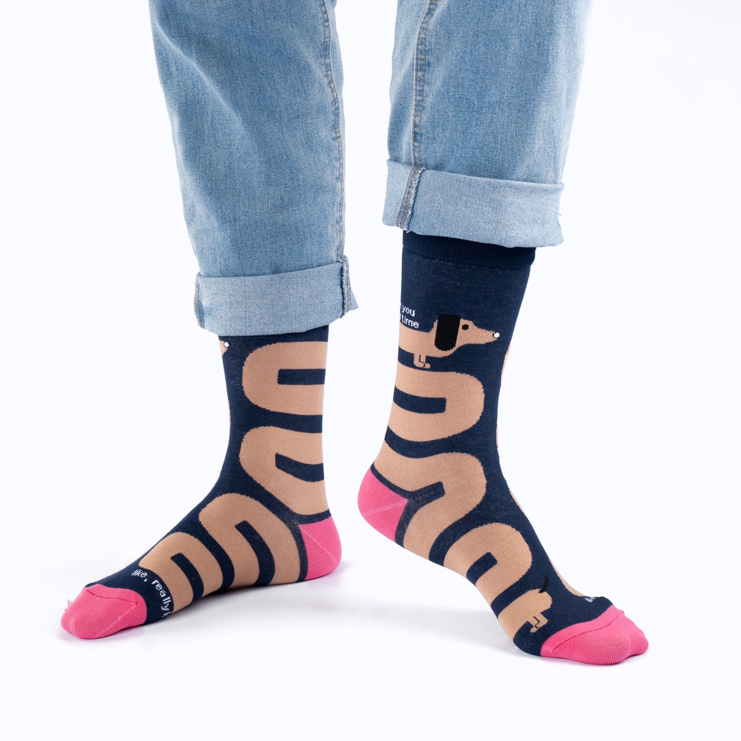 Long Dog Natural Bamboo Knit Socks