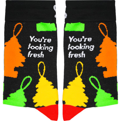 Looking Fresh Natural Bamboo Knit Socks