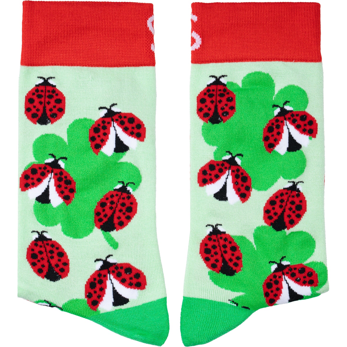 Lucky Bug Natural Bamboo Knit Socks