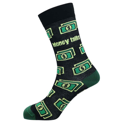 Money Talks Bamboo Knit Socks