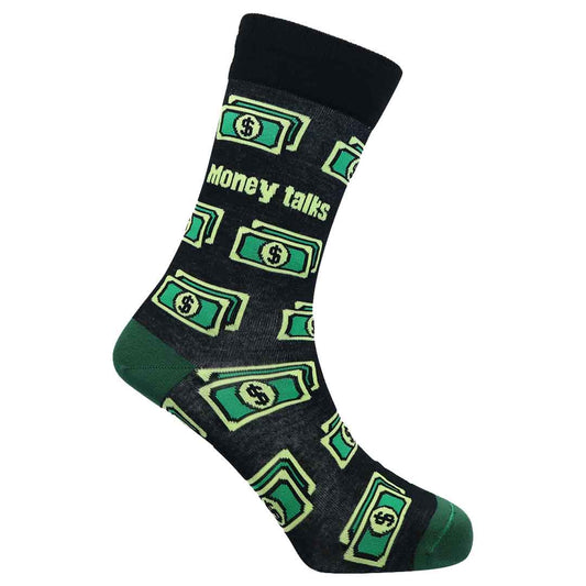 Money Talks Bamboo Knit Socks