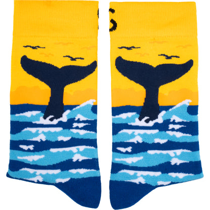 Makin' waves Natural Bamboo Knit Socks