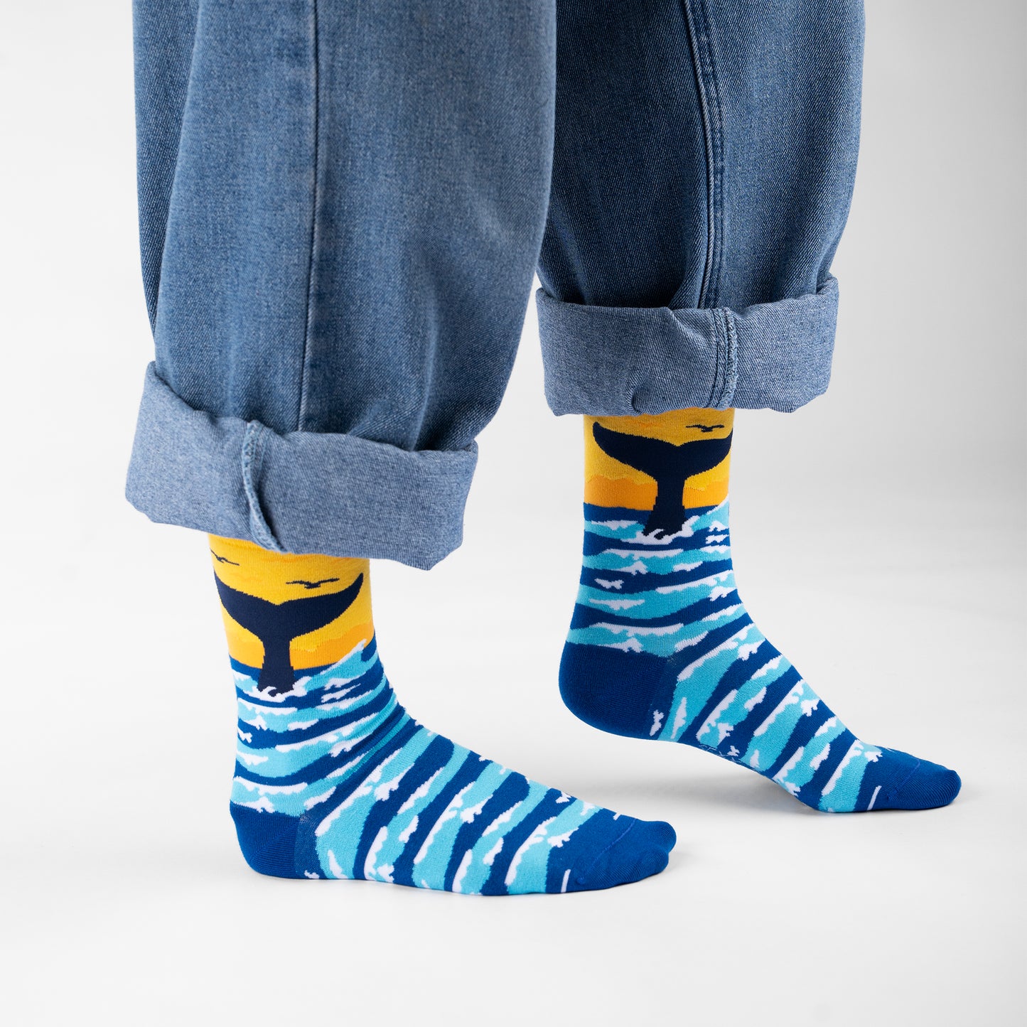Makin' waves Natural Bamboo Knit Socks