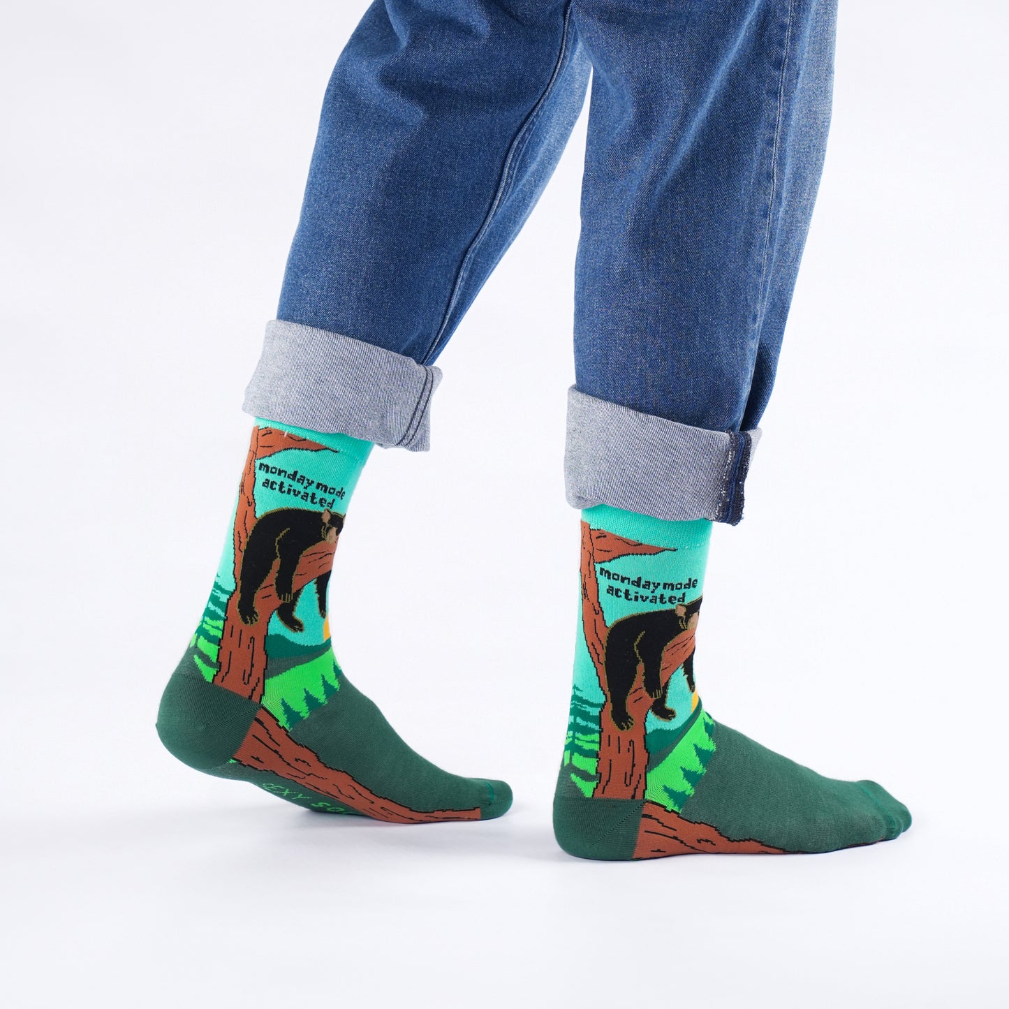 Monday Mode Natural Bamboo Knit Socks