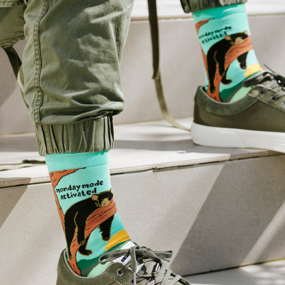 Monday Mode Natural Bamboo Knit Socks