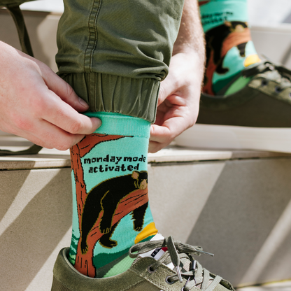 Monday Mode Natural Bamboo Knit Socks