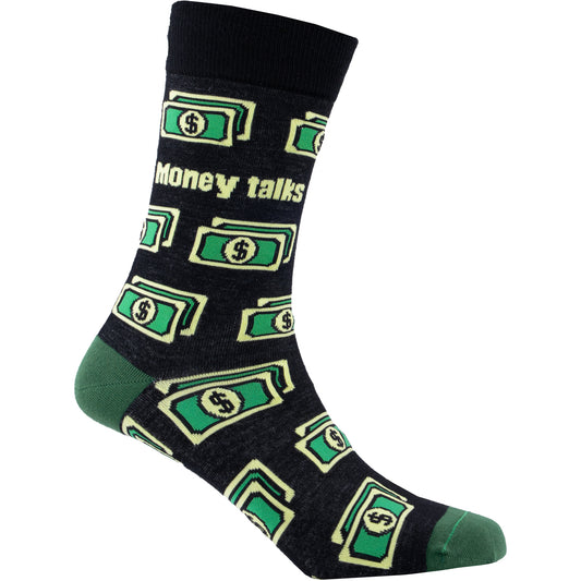 Money Talks Bamboo Knit Socks
