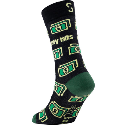 Money Talks Bamboo Knit Socks