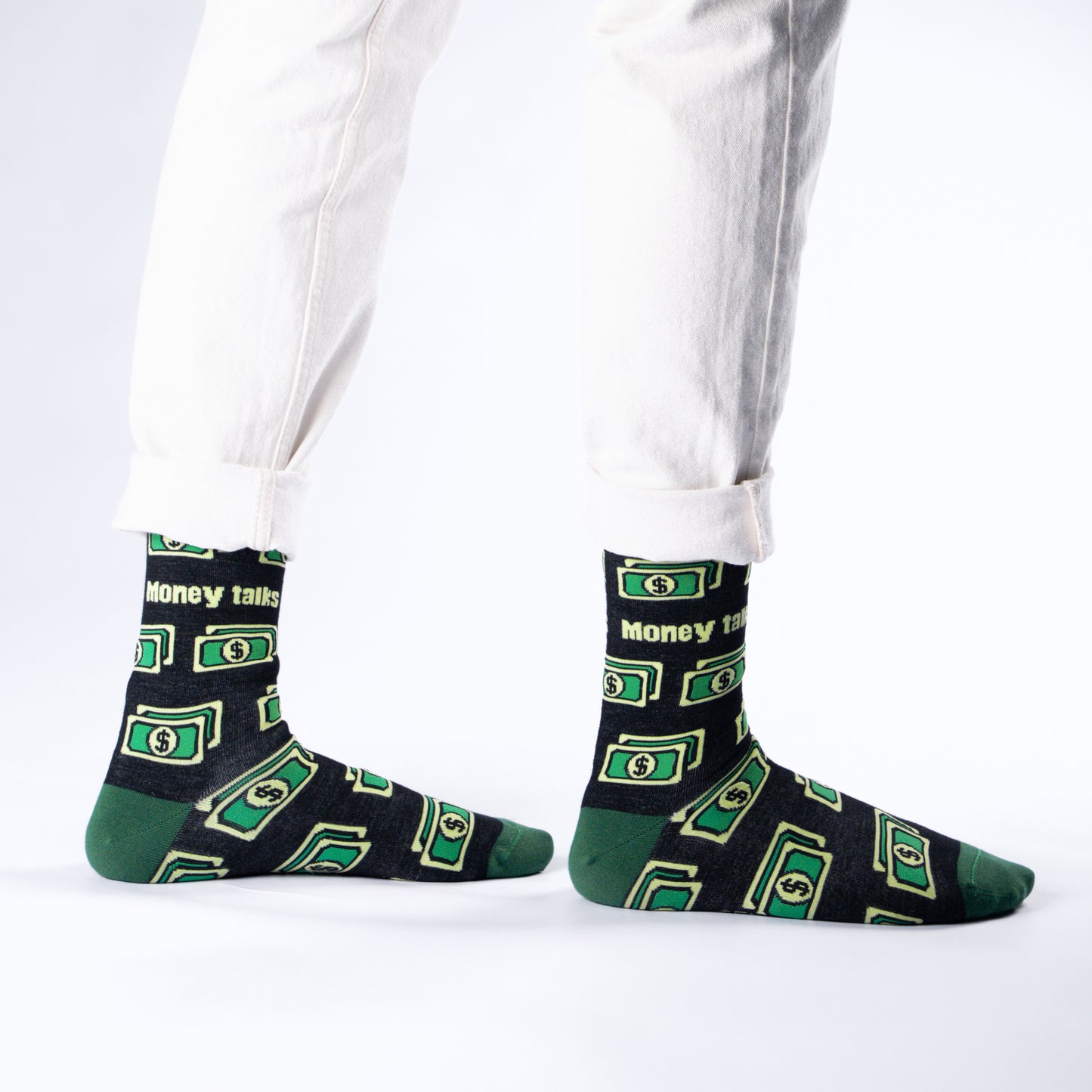 Money Talks Bamboo Knit Socks