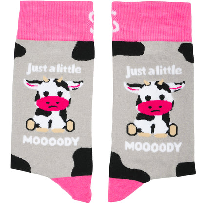 Moody Natural Bamboo Knit Socks