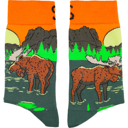 Moose Natural Bamboo Knit Socks