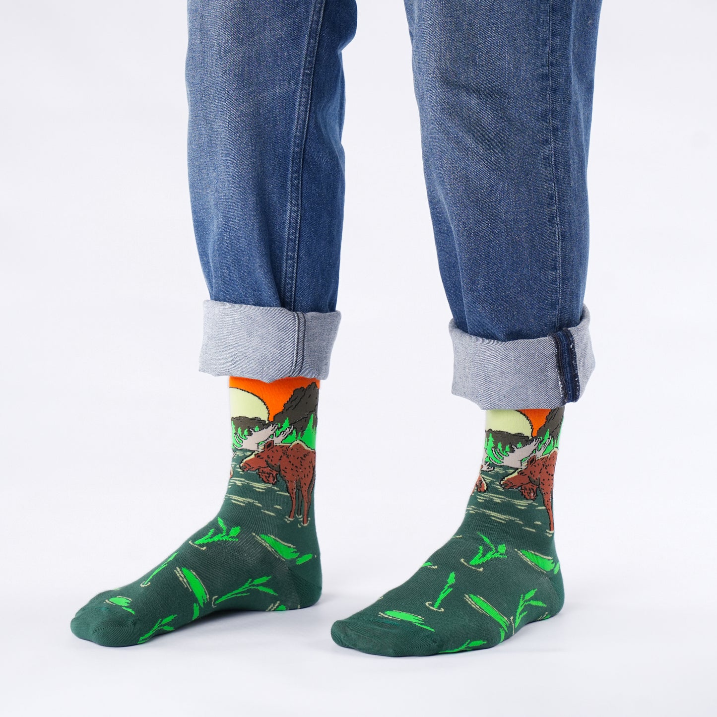 Moose Natural Bamboo Knit Socks