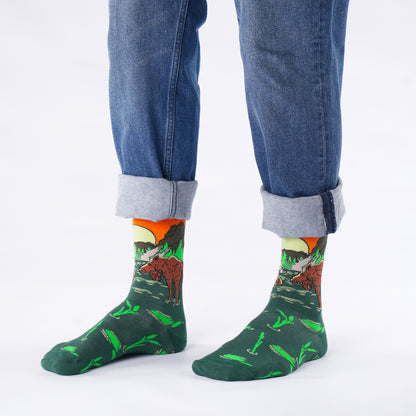 Moose Natural Bamboo Knit Socks