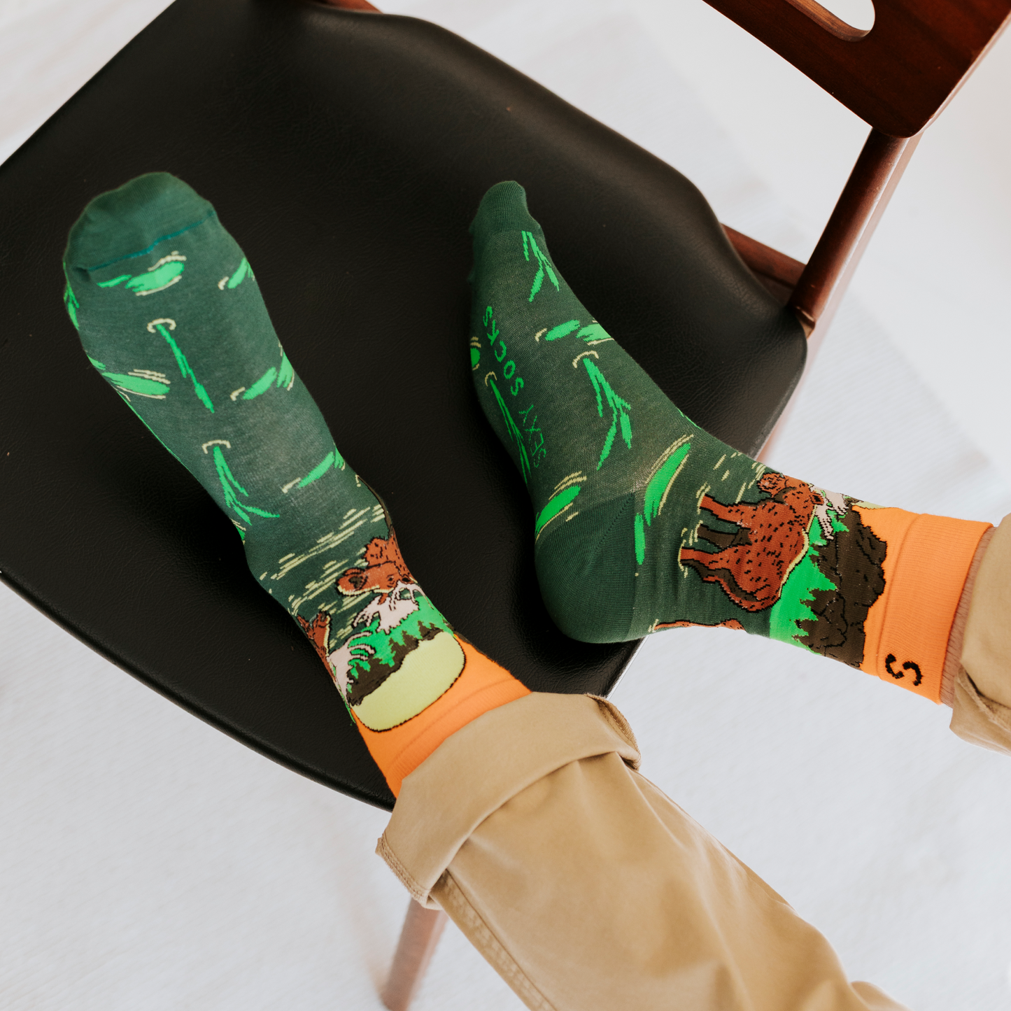 Moose Natural Bamboo Knit Socks