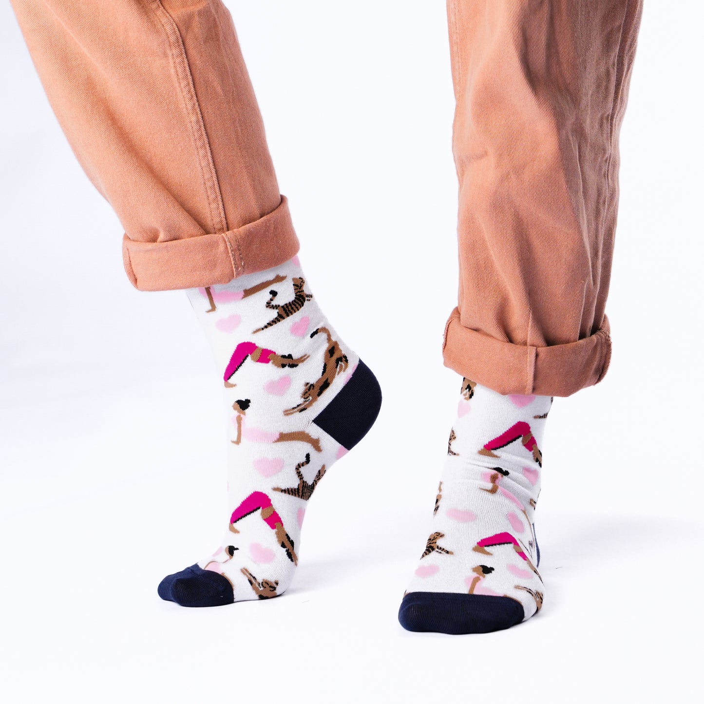 Morning Stretch Natural Bamboo Knit Socks