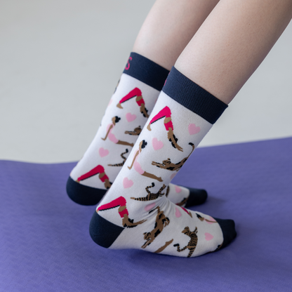 Morning Stretch Natural Bamboo Knit Socks