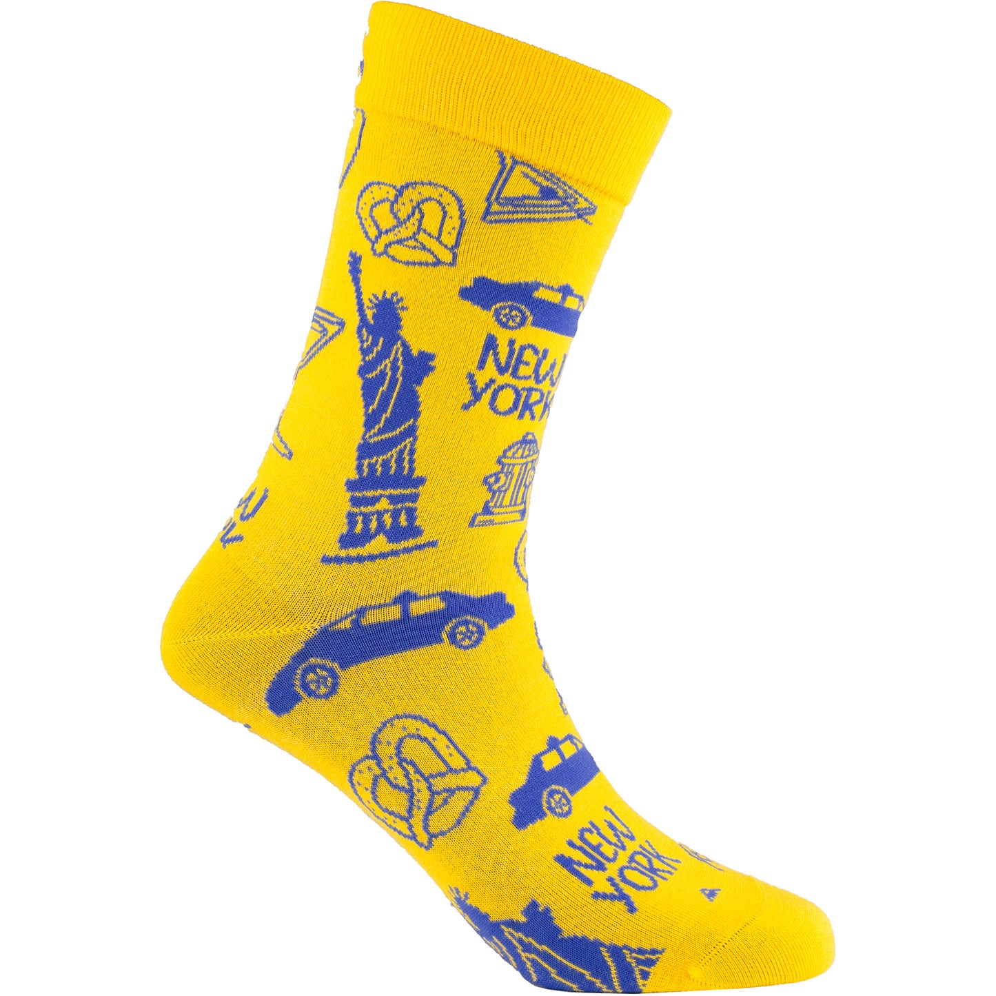 NY Stickers Bamboo Crew Socks