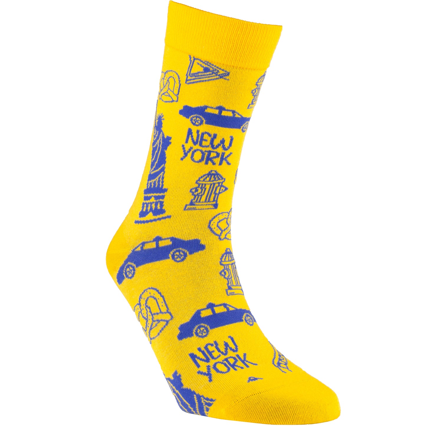 NY Stickers Bamboo Crew Socks