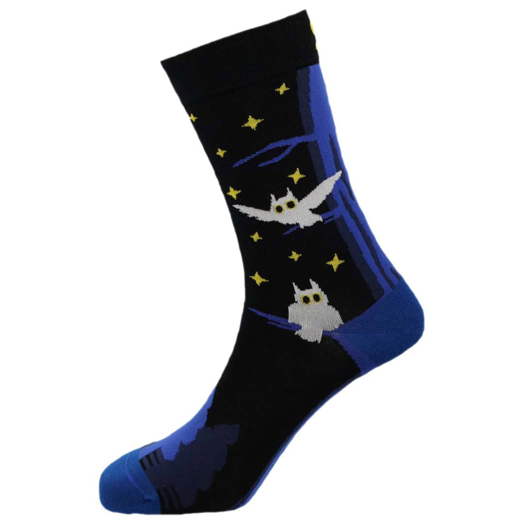 Night Owl Natural Bamboo Knit Socks