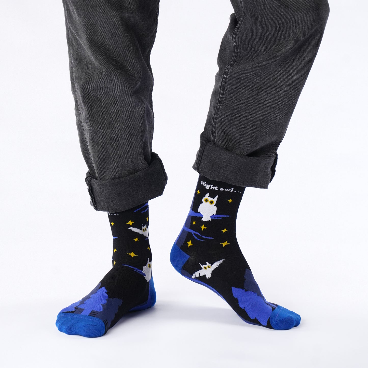 Night Owl Natural Bamboo Knit Socks
