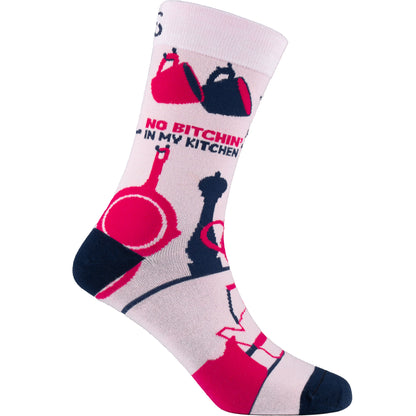 No Bitchin' Natural Bamboo Knit Socks