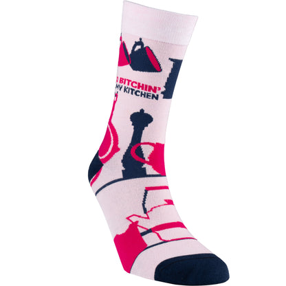 No Bitchin' Natural Bamboo Knit Socks