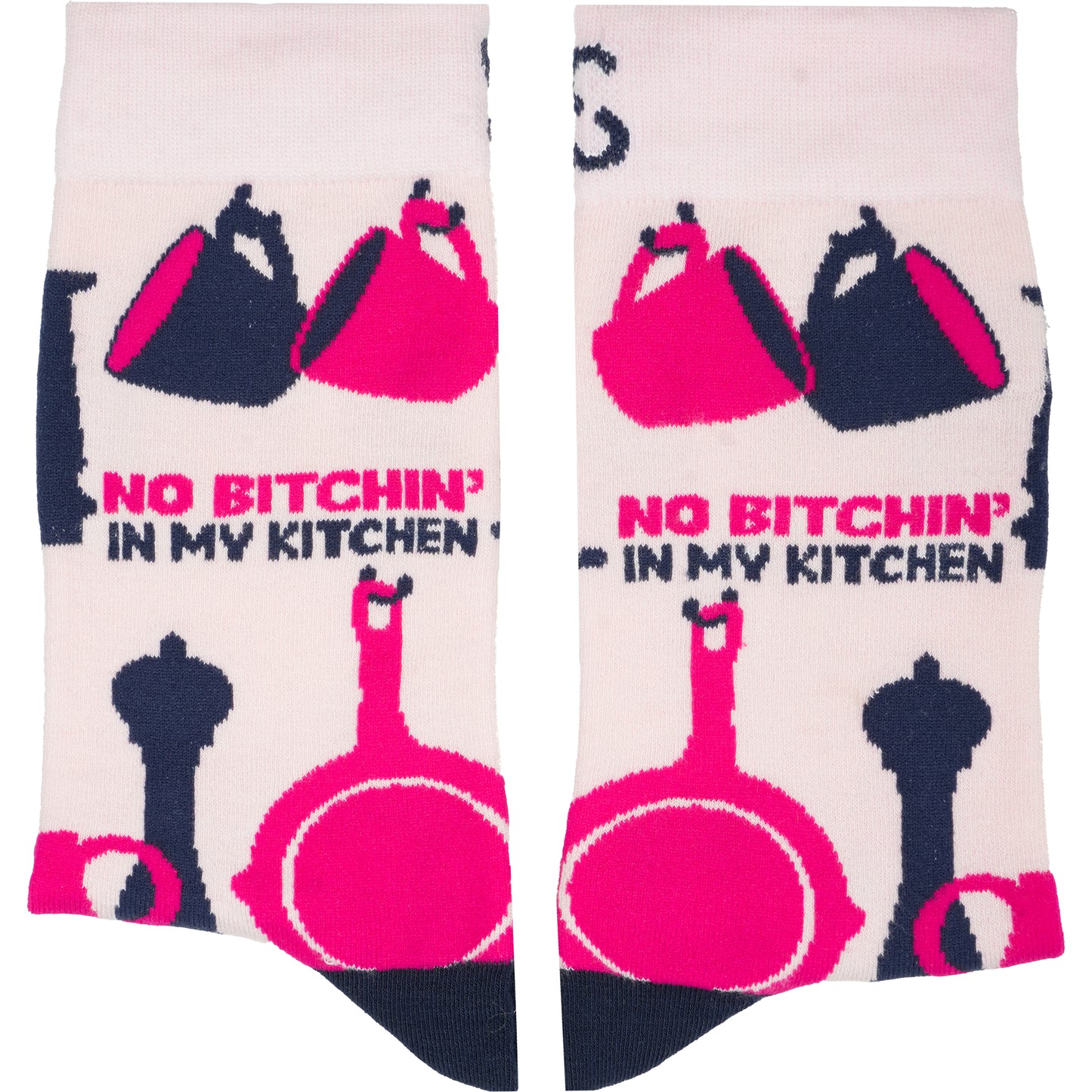 No Bitchin' Natural Bamboo Knit Socks