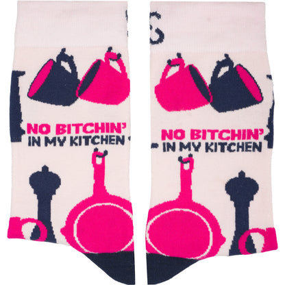 No Bitchin' Natural Bamboo Knit Socks