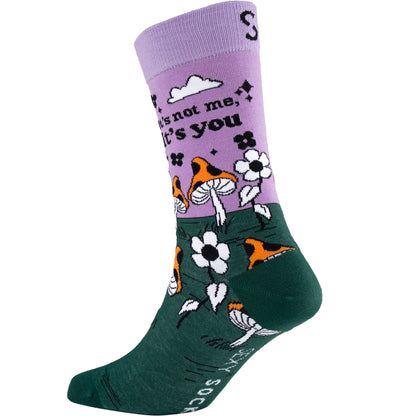 Not Me Bamboo Crew Socks