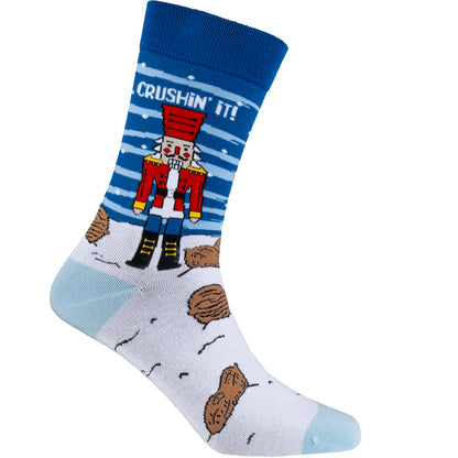 Nut Cracker Natural Bamboo Knit Socks