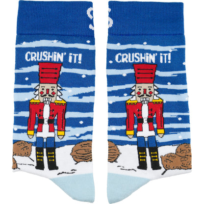 Nut Cracker Natural Bamboo Knit Socks