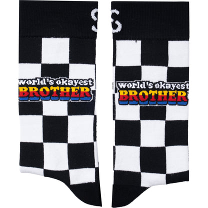 Okayest brother Natural Bamboo Knit Socks