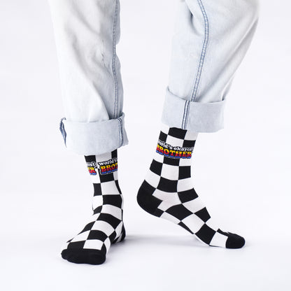 Okayest brother Natural Bamboo Knit Socks