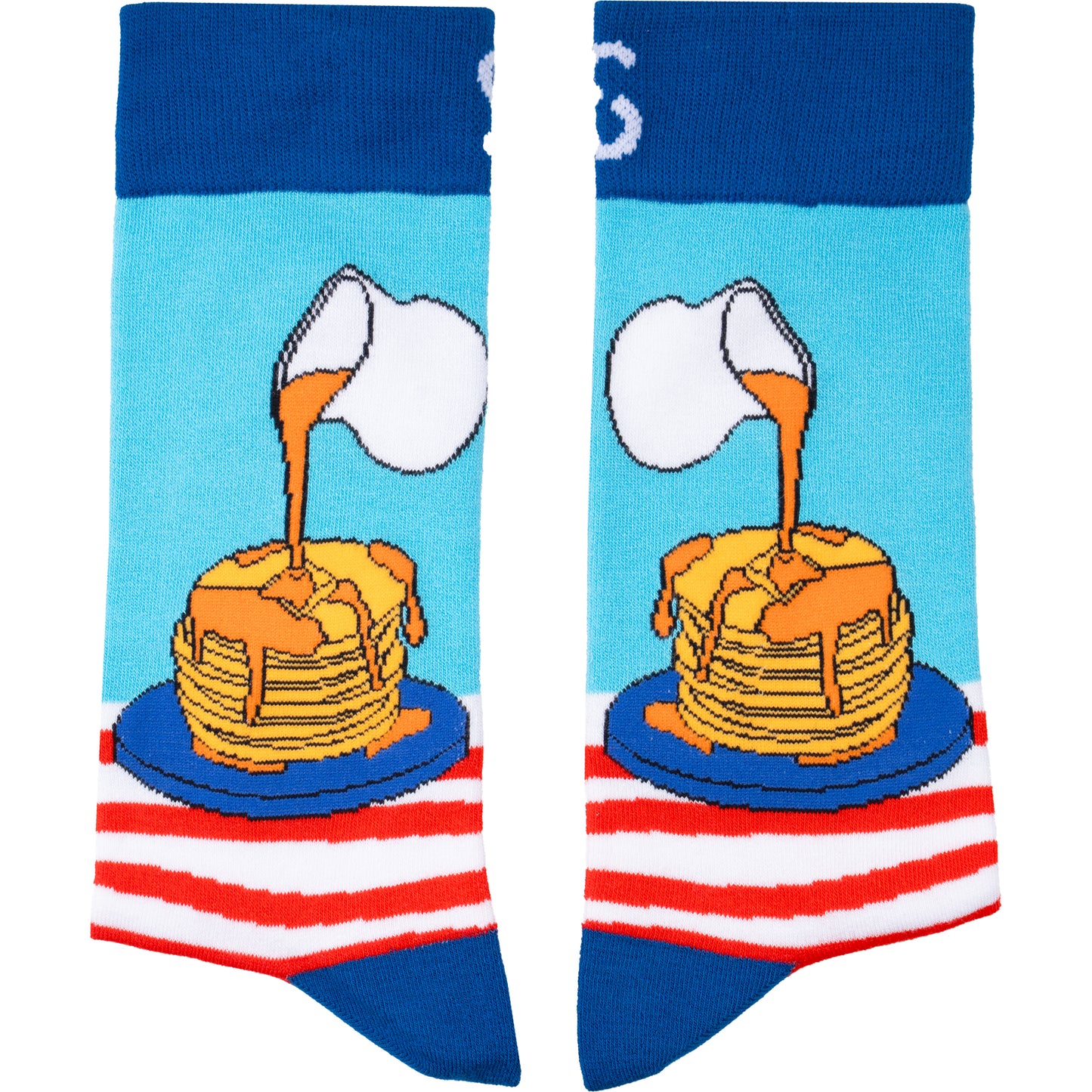 Pancakes Natural Bamboo Knit Socks