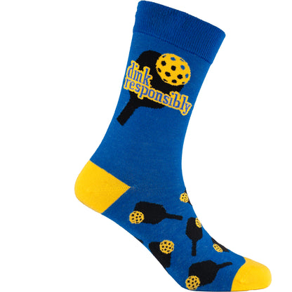 Pickleball Dinker Bamboo Sport Socks