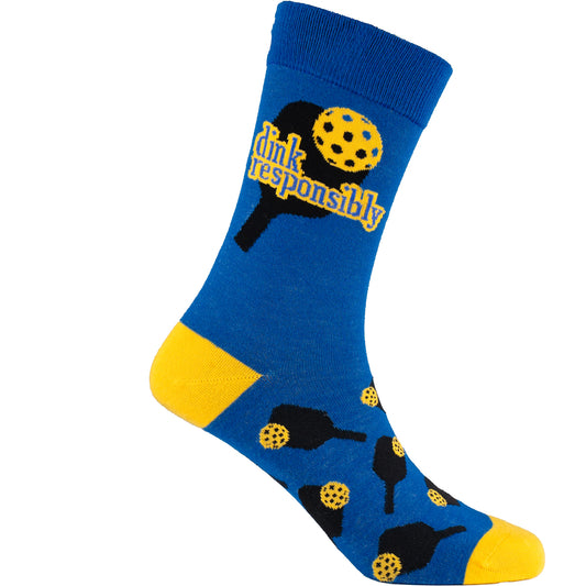 Pickleball Dinker Bamboo Sport Socks