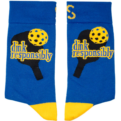 Pickleball Dinker Bamboo Sport Socks