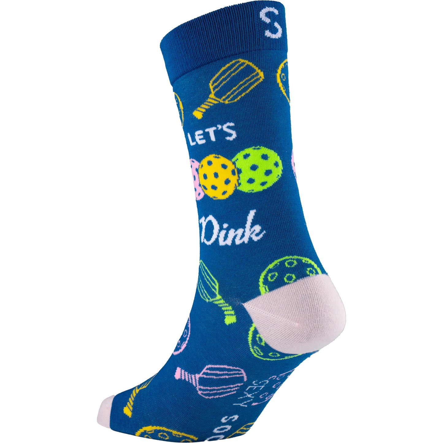 Pickle ball Natural Bamboo Knit Socks