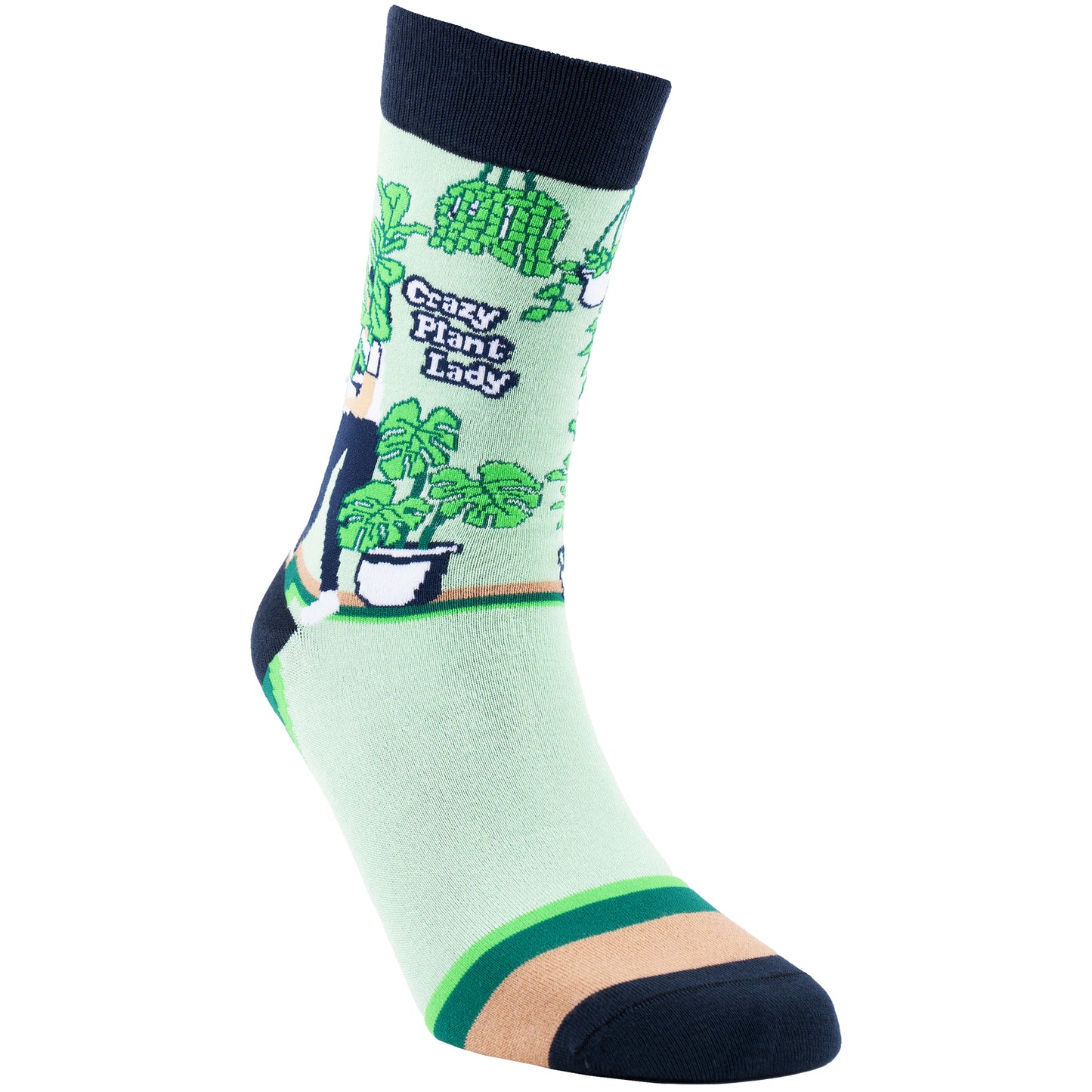 Plant Lady Natural Bamboo Knit Socks