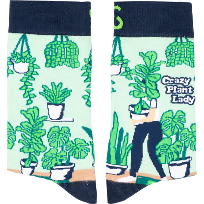 Plant Lady Natural Bamboo Knit Socks