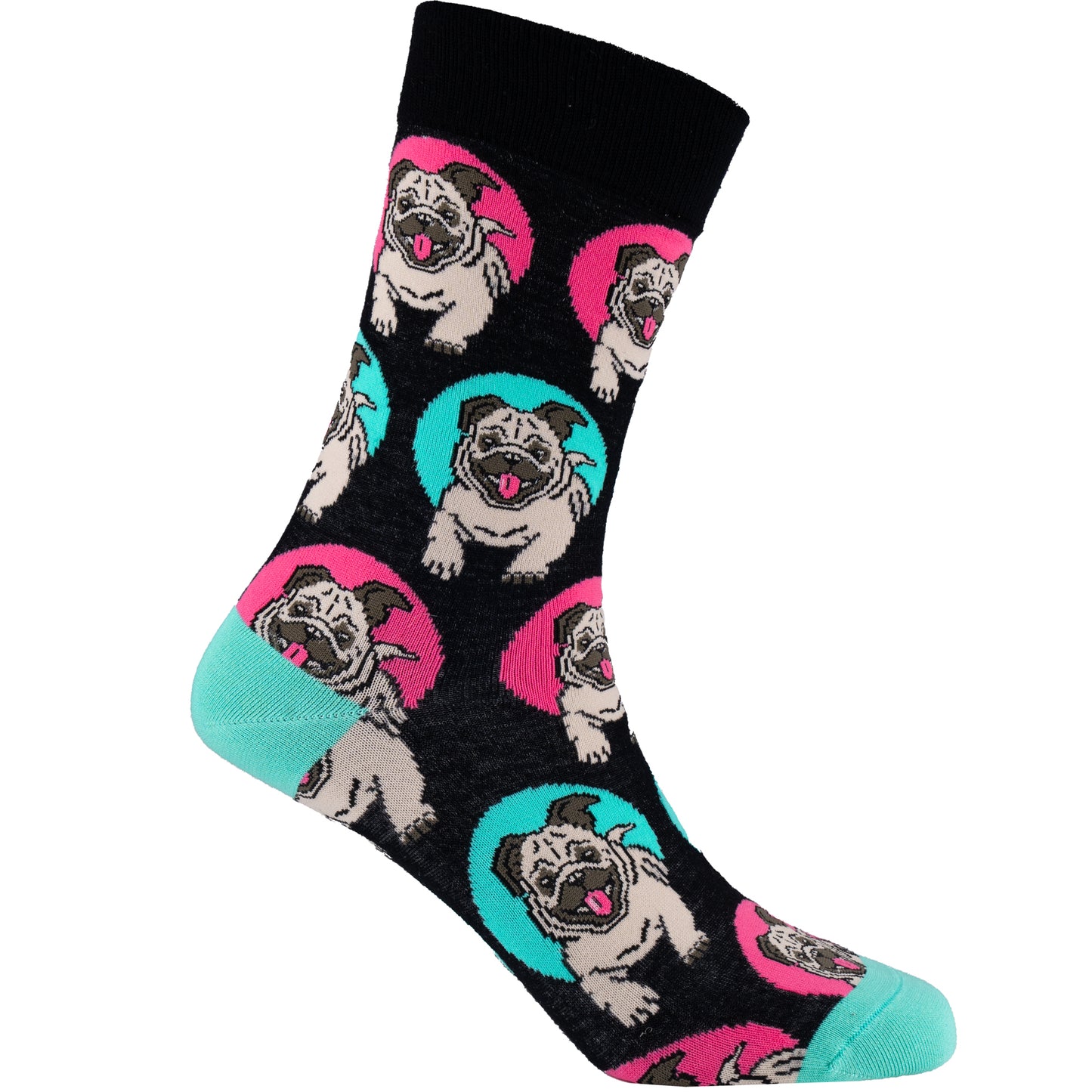 Pug Natural Bamboo Knit Socks
